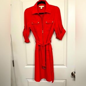 Michael by Michael Kors Collection Red Dress, M